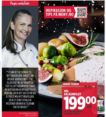 Meny Hel Kalkunfilet tilbud