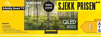 POWER Samsung 75" 4K QLED TV tilbud
