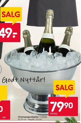 Rusta Champagnekjøler tilbud