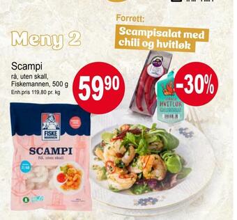 Joker Scampi tilbud