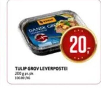 Bunnpris Tulip Grov Leverpostei tilbud