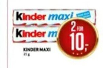 Bunnpris Kinder Maxi tilbud