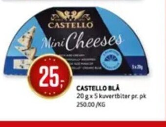 Bunnpris Castello Blå tilbud