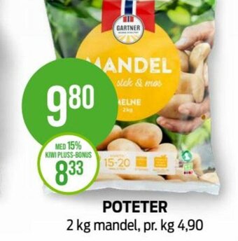 Kiwi Poteter tilbud