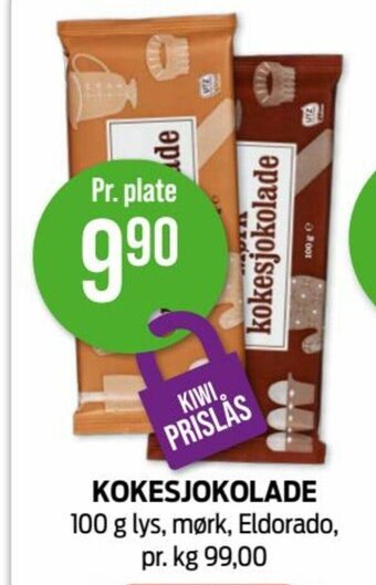 Kiwi Kokesjokolade tilbud
