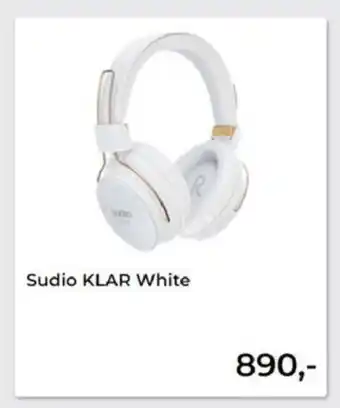 Teknikmagasinet Sudio Klar White tilbud