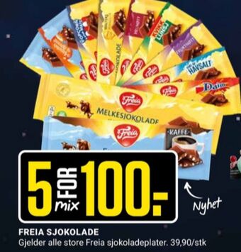 Europris Kvikk lunsj sjokoladeplate tilbud