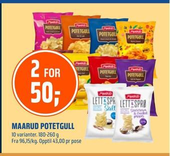 Coop Obs Maarud potetgull tilbud