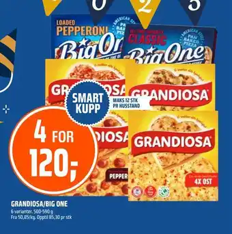 Coop Obs Grandiosa/big one tilbud