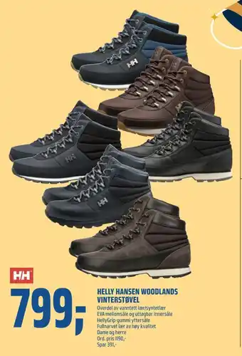 Coop Obs Helly hansen woodlands vinterstøvel tilbud