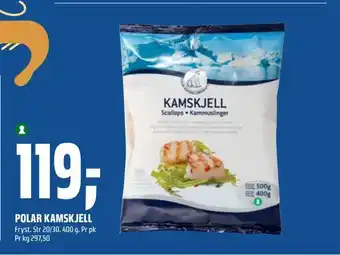 Coop Obs Polar kamskjell tilbud