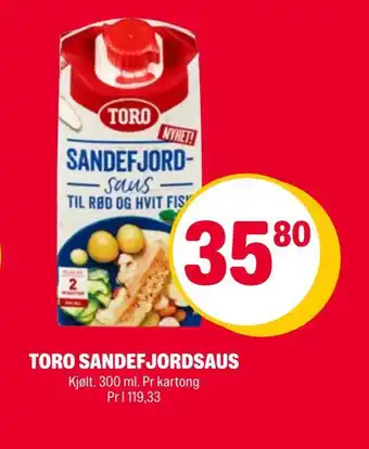 Coop Extra Toro sandefjordsaus tilbud