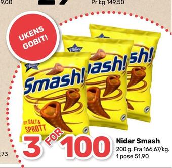 Matkroken Nidar smash tilbud