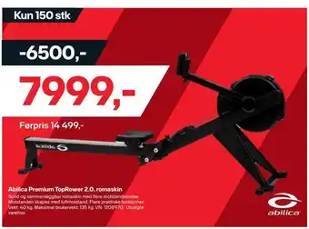 XXL Sport Abilica premium toprower 2,0, romaskin tilbud