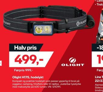 Olight h17s, hodelykt