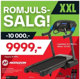 XXL Sport Horizon 7,0a, tredemølle tilbud