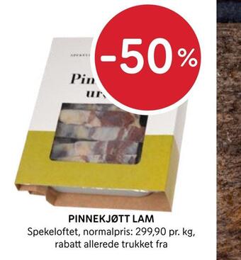 Rema 1000 Pinnekjøtt lam tilbud