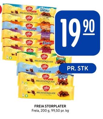 Rema 1000 Freia storplater tilbud