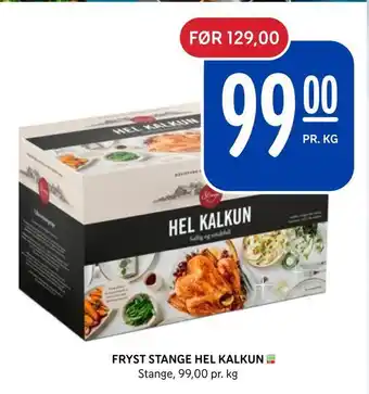 Rema 1000 Fryst stange hel kalkun tilbud