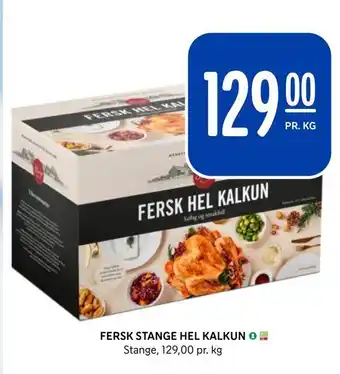 Rema 1000 Fersk stange hel kalkun tilbud