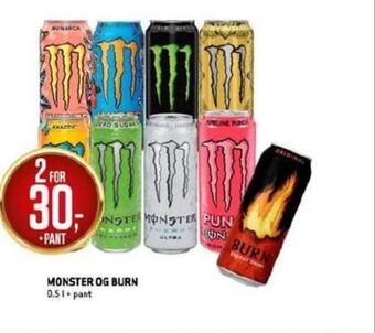 Bunnpris Monster energy energidrikk tilbud