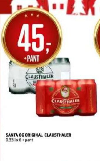 Bunnpris Clausthaler øl tilbud