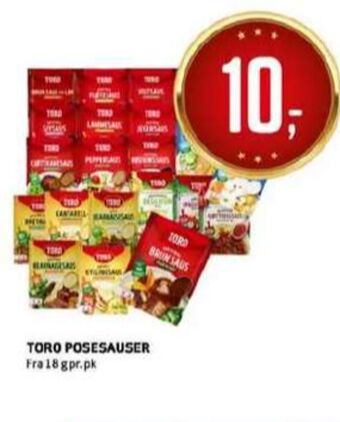 Bunnpris Toro saus tilbud