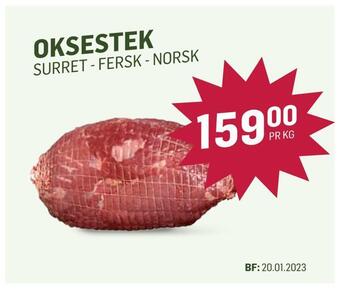 Holdbart Oksestek tilbud