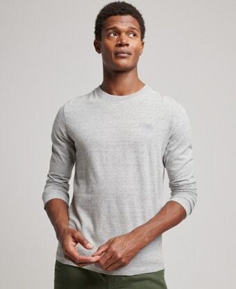 Superdry Vintage logo t-skjorte i økologisk bomull med broderi tilbud