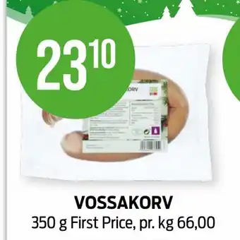 Kiwi Vossakorv First Price tilbud