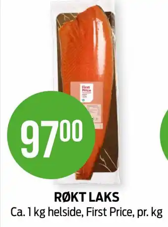 Kiwi Røkt Laks First Price tilbud