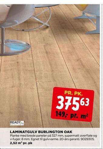 jem & fix Laminatgulv burlington oak tilbud
