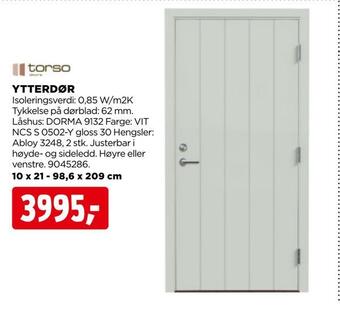 jem & fix Ytterdør tilbud