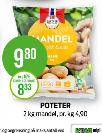 Kiwi Poteter tilbud