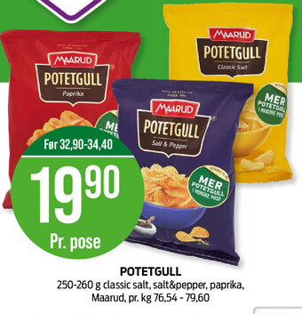Kiwi Potetgull tilbud