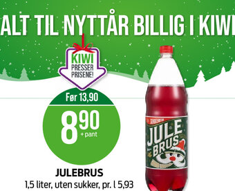 Kiwi Julebrus tilbud
