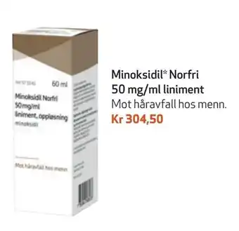 Apotek 1 Norfri 50 mg/ml liniment tilbud