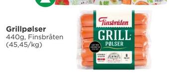 Meny Grillpølser tilbud