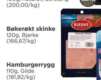 Meny Bøkerøkt skinke tilbud