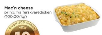 Meny Mac'n cheese tilbud