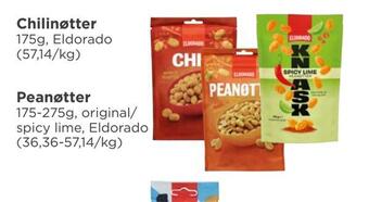 Meny Peanøtter tilbud