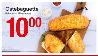 Spar Ostebaguette tilbud