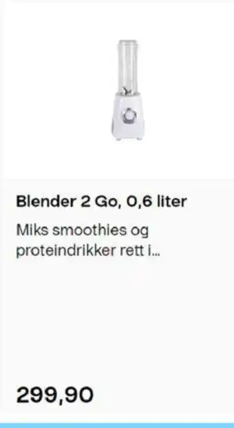 Blender 2 Go 0,6 Liter