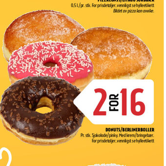 Coop Prix Donuts Berlinerboller tilbud