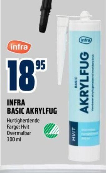 Obs Bygg Infra Basic Akrylfug tilbud