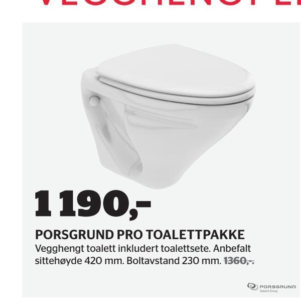 Comfort Porsgrund pro toalettpakke tilbud