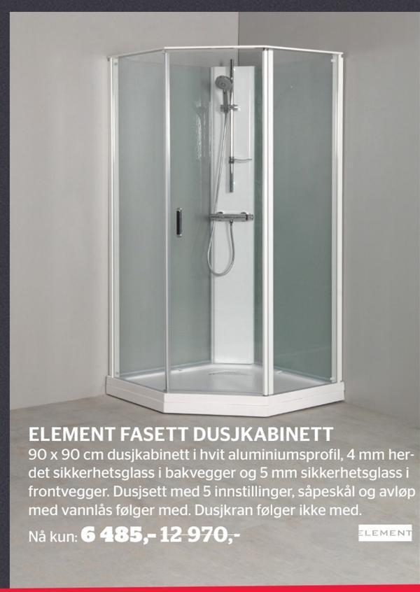 Element Dusjkabinett