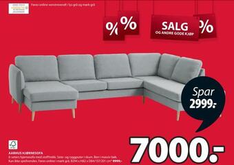 JYSK Aarhus hjørnesofa tilbud