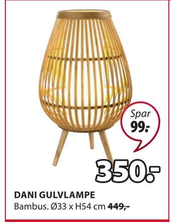 JYSK Dani gulvlampe tilbud