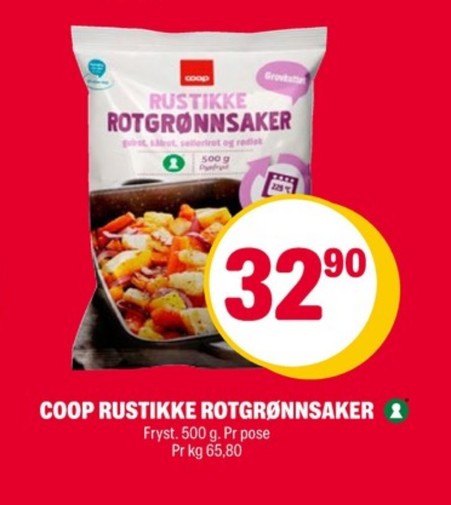 Coop Extra Coop grønnsaker tilbud